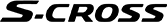 S Cross black logo